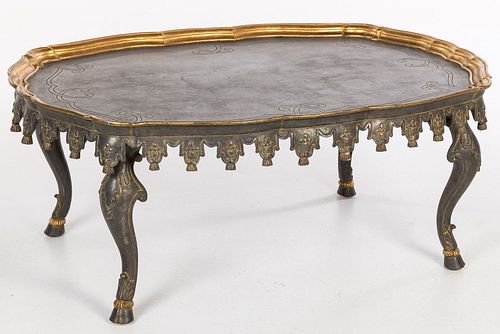 Venetian Rococo Style Painted Coffee Table