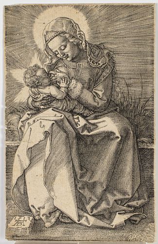 Albrecht Durer, Virgin Nursing the Child, Etching
