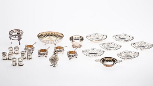 Group of Silver Table Articles, Including Cartier