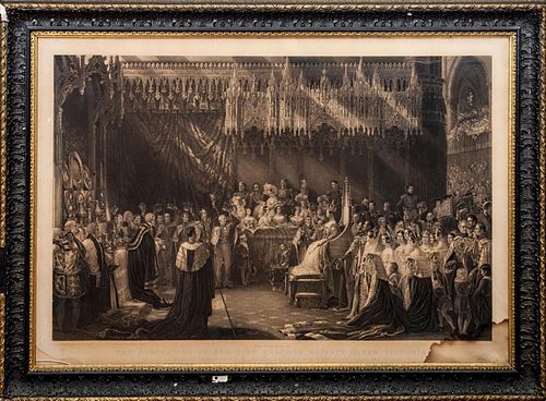 AFTER SIR GEORGE HAYTER (1792-1871): THE MARRIAGE OF HER MOST GRACIOUS MAJESTY QUEEN VICTORIA; AND THE CORONATION OF HER MOST