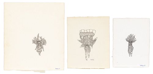 Wesley Wehr (WA, 1929-2004), 3 Drawings