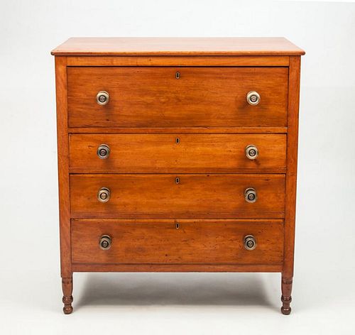 FEDERAL CHERRY CHEST OF DRAWERS