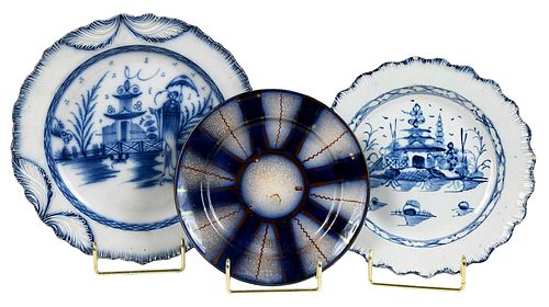 Three 19th Century Ceramic Plates