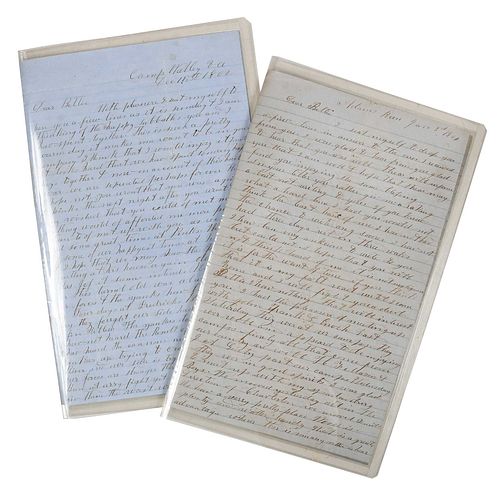 Two Civil War Letters by Confederate Soldier John W. Ward 