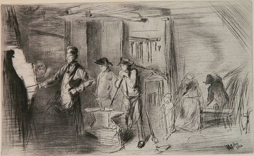 James A. M. Whistler drypoint