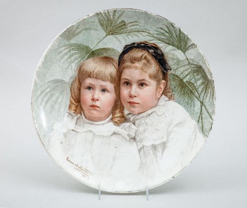 WILLIAM BROWNFIELD & SON PORTRAIT CHARGER