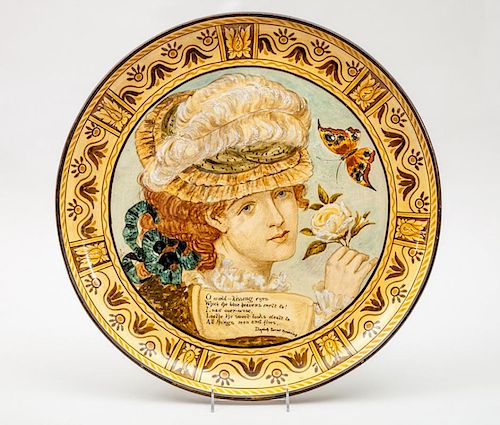 COTTIER & CO. LONDON (MINTON BLANK), AESTHETIC MOVEMENT LARGE CHARGER