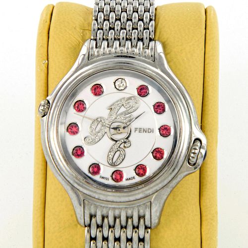 Fendi Stainless Steel Crazy Carats Watch for sale at auction on 19th ...