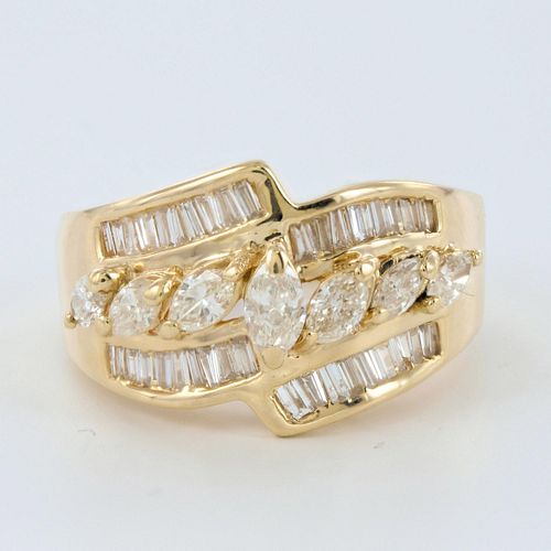 14K Yellow Gold Diamond VIP Wedding Ring