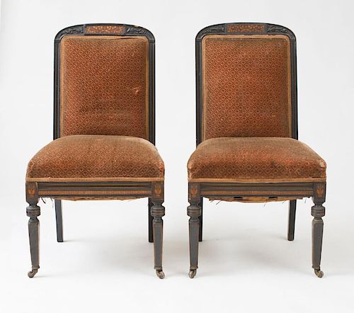 POTTIER & STYMUS (ATTRIBUTION), PAIR OF SIDE CHAIRS