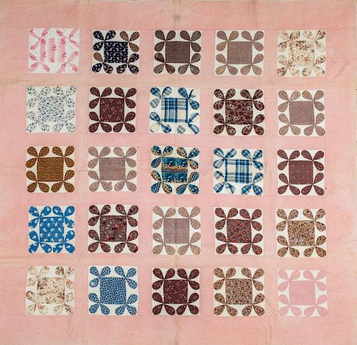 THREE AMERICAN PIECED COTTON QUILTS