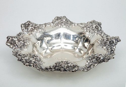BLACK, STARR AND FROST SILVER FRUIT BOWL