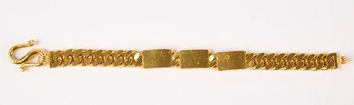 24K Gold Link Bracelet