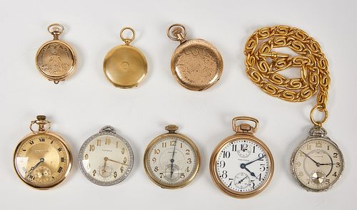Eight Pocket Watches