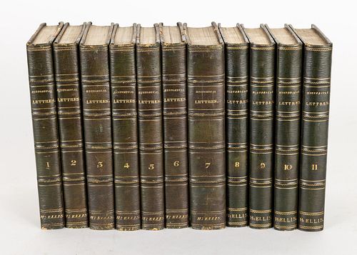 Ellis, Henry, ed. ORIGINAL LETTERS, 1824-26, 11 Vol