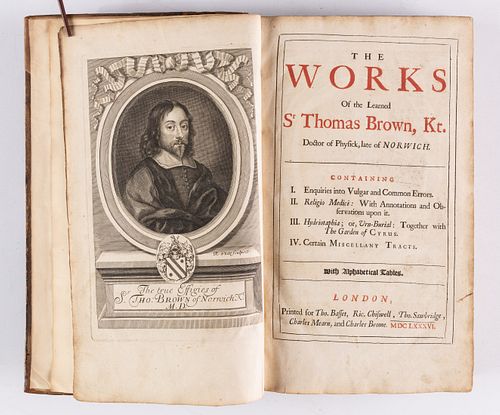 Browne, Thomas, WORKS, 1686