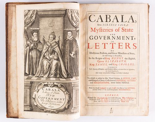 CABALA: MYSTERIES OF STATE, 1691, 3rd ed