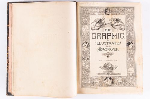 Two Volumes of THE GRAPHIC, 1874 & 1876