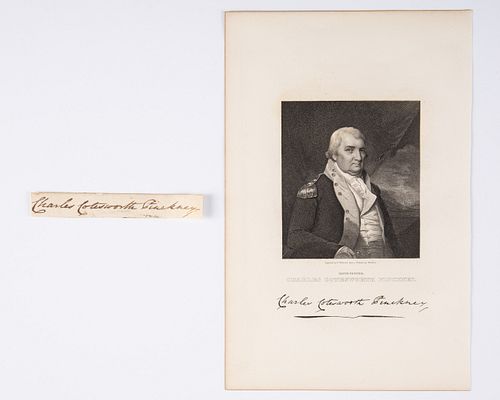 Charles Pinckney (SC Revolutionary)Signature & Print