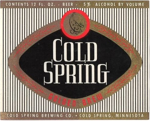 1960 Cold Spring Beer 12oz Cold Spring Minnesota