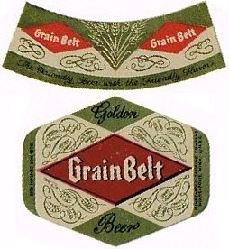 1957 Grain Belt Beer No Ref. Minneapolis Minnesota