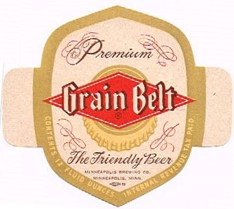1948 Grain Belt Beer 12oz CS92-01 Minneapolis Minnesota