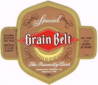 1948 Grain Belt Special Beer 8oz CS91-25 Minneapolis Minnesota