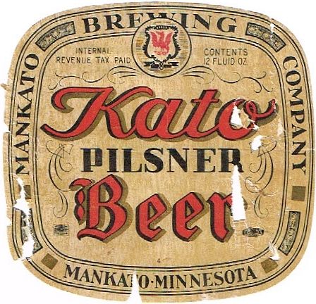 1940 Kato Pilsner Beer 12oz CS86-06 Mankato Minnesota