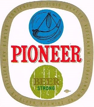 1958 Pioneer Beer 12oz Minneapolis Minnesota