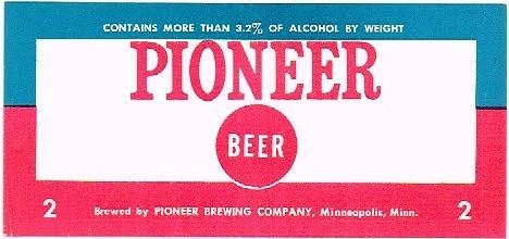 1960 Pioneer Beer Minneapolis Minnesota