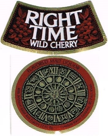 1978 Right Time Wild Cherry 12oz Saint Paul Minnesota