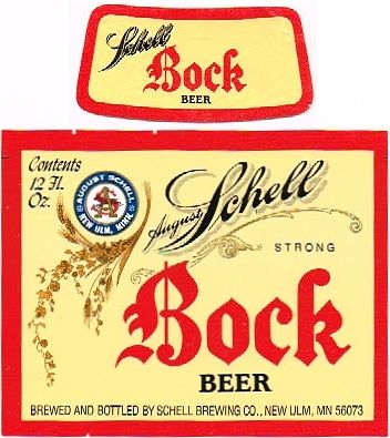 1982 Schell Bock Beer 12oz New Ulm Minnesota