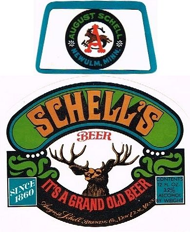 1969 Schell's Beer 12oz New Ulm Minnesota