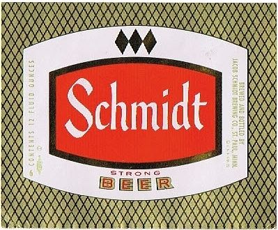 1952 Schmidt Beer 12oz Saint Paul Minnesota