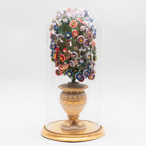 Victorian Woolwork Model of a Bouquet 