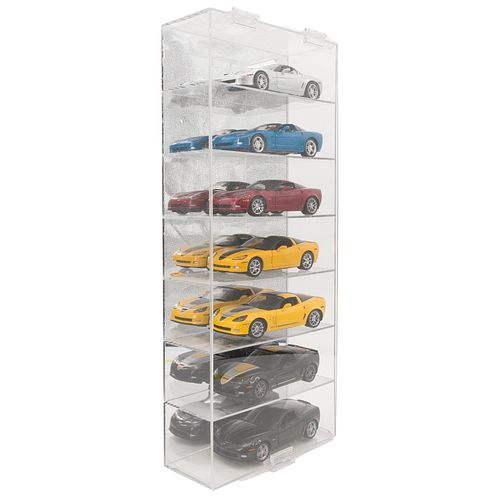 Corvette Collector Cars in Display Case