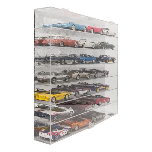 Corvette Collector Cars in Display Case