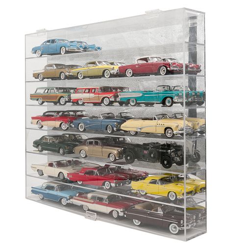 Collector Cars in Display Case