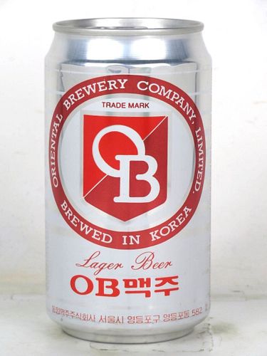 1993 OB Lager Beer 12oz Can Japan
