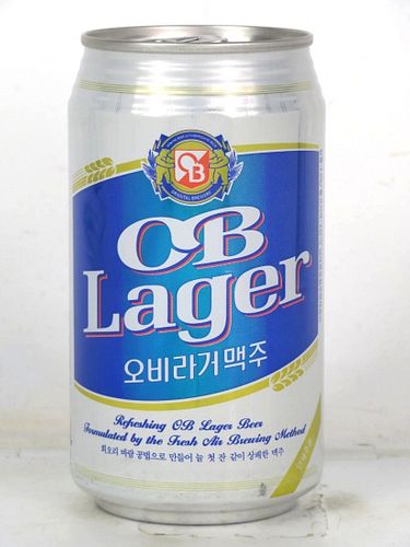 2000 OB Lager Beer 12oz Can Japan