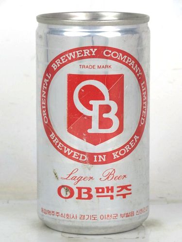 1990 OB Lager Beer 12oz Can Japan