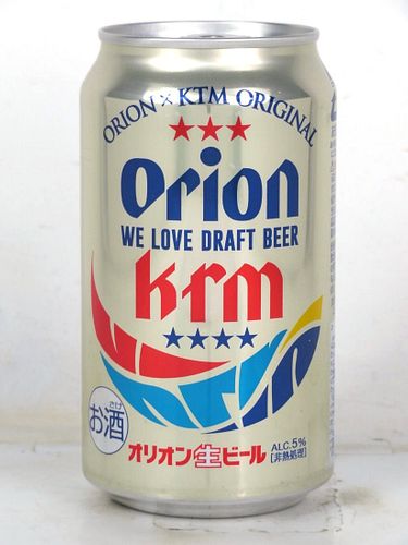 2019 Orion Draft Beer KTM Ketsumeishi 12oz Can Japan