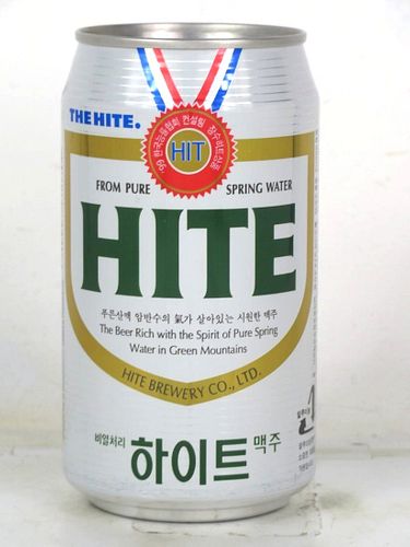 1999 Hite Beer Seoul Korea to Los Angeles 12oz Can 