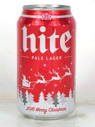 2016 Hite Christmas Beer Seoul Korea to Los Angeles 12oz Can 