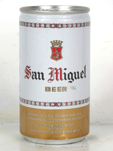 1988 San Miguel Beer Hong Kong China 12oz Can 