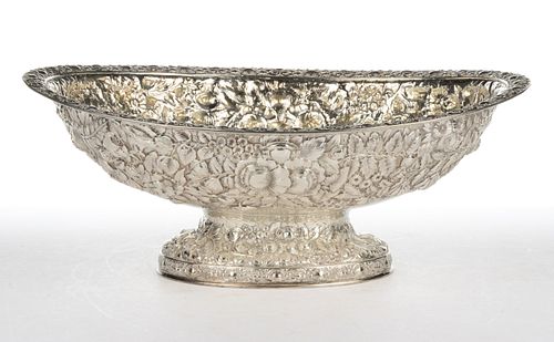 TIFFANY & CO. "REPOUSSE" STERLING SILVER CENTERPIECE BOWL