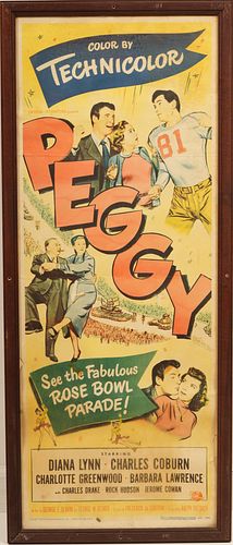 Orignal 1950 Peggy Movie Poster 