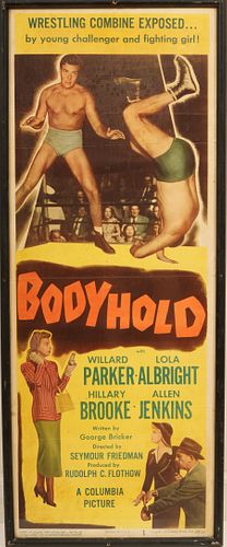 Original 1950 Bodyhold Movie Poster 