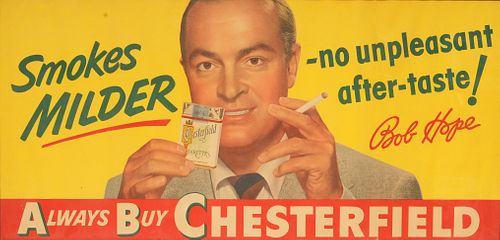 Original Chesterfield Cigarette Poster 