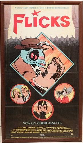 Original 1987 Flicks Movie Poster 